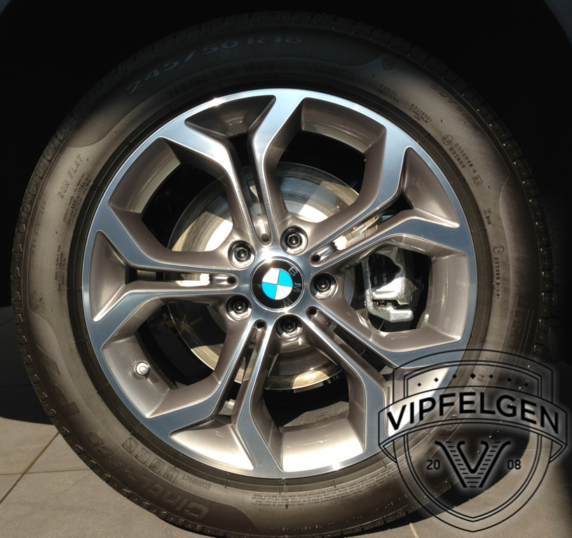 Satz 18" BMW Styling 607 Y-Speiche X4 F26 Winterräder Kompletträder 