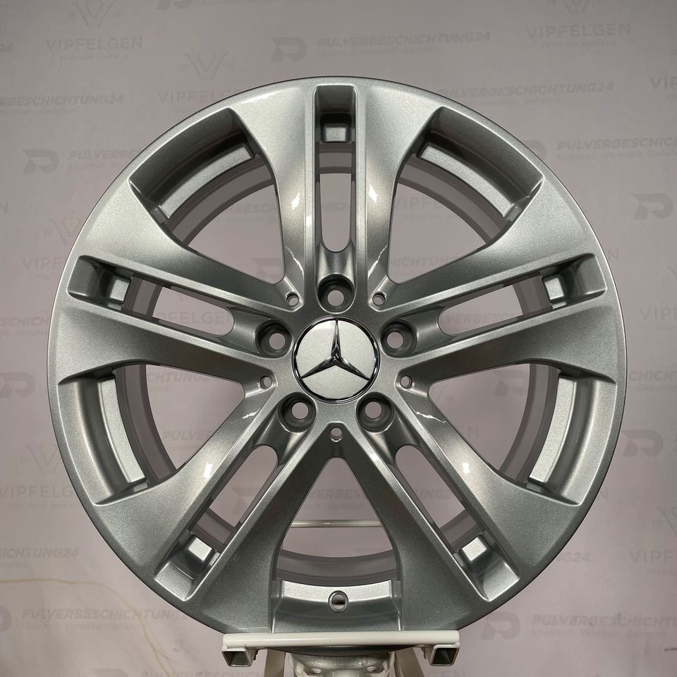 Originale 17 Zoll Mercedes C-Klasse W204 Alufelgen A2044017502 Felgen Leichtmetallfelgen silber glänzend (weitere Farben möglich) 