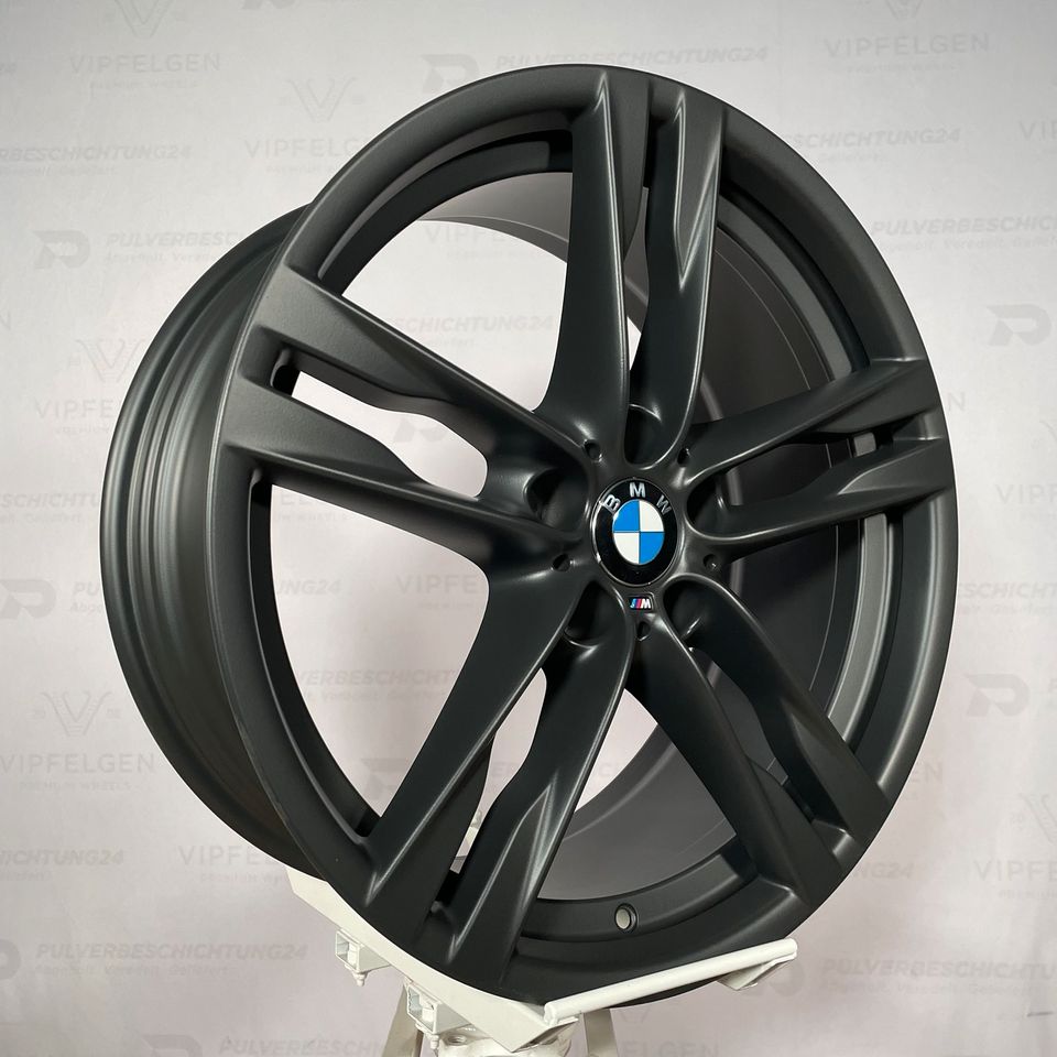 Originale 20 Zoll BMW 6er F12 F13 Styling M373 M-Paket Alufelgen Felgen Leichtmetallfelgen carbon schwarz matt (weitere Farben möglich)