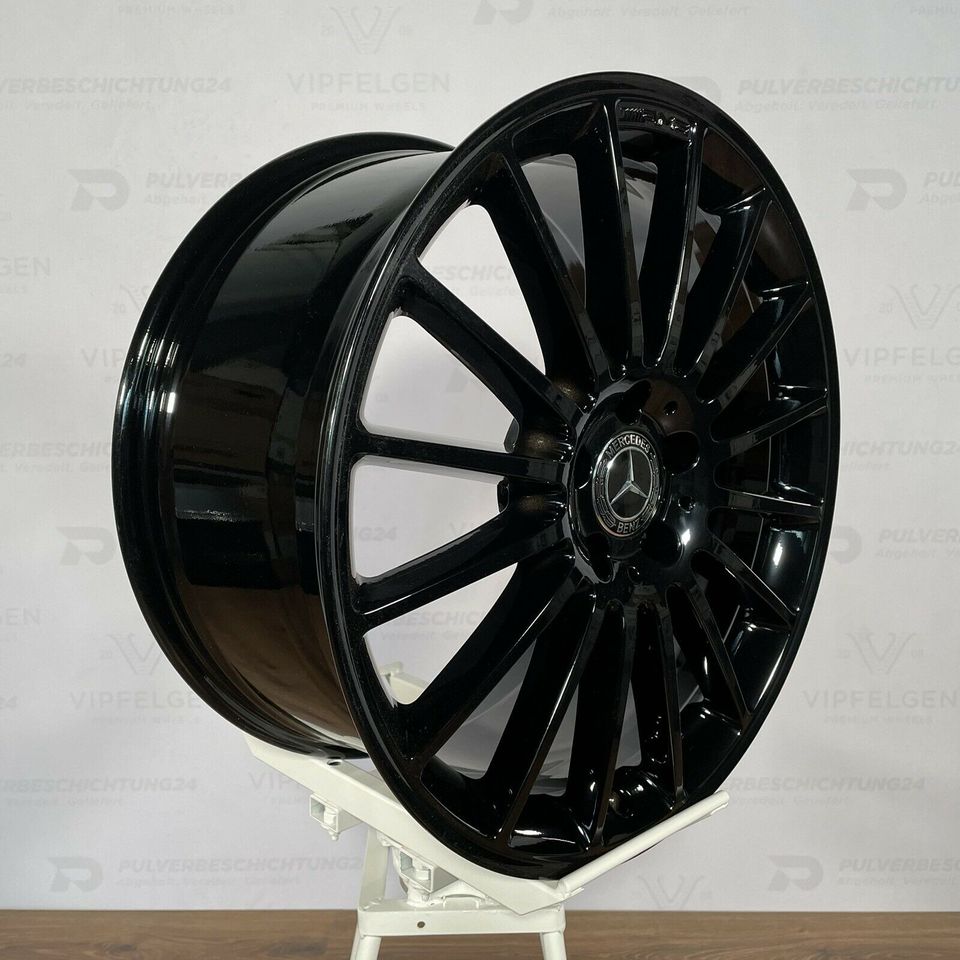 Originale 19 Zoll Mercedes C-Klasse W204 C63 AMG Performance Alufelgen Felgen Leichtmetallfelgen schwarz glänzend (weitere Farben möglich)