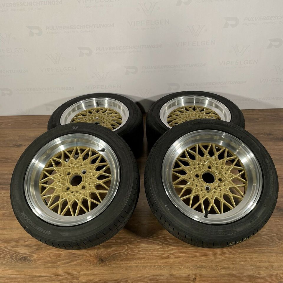 Originale 15 Zoll BBS Mahle Alufelgen 4x100 VW Golf 1 Sommerräder (weitere Farben möglich)