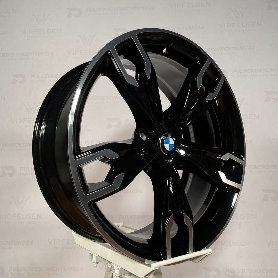 Комплект 21" BMW Styling 311 star spoke midnight chrome 7 Series F01 F02 легкосплавные диски Rims 