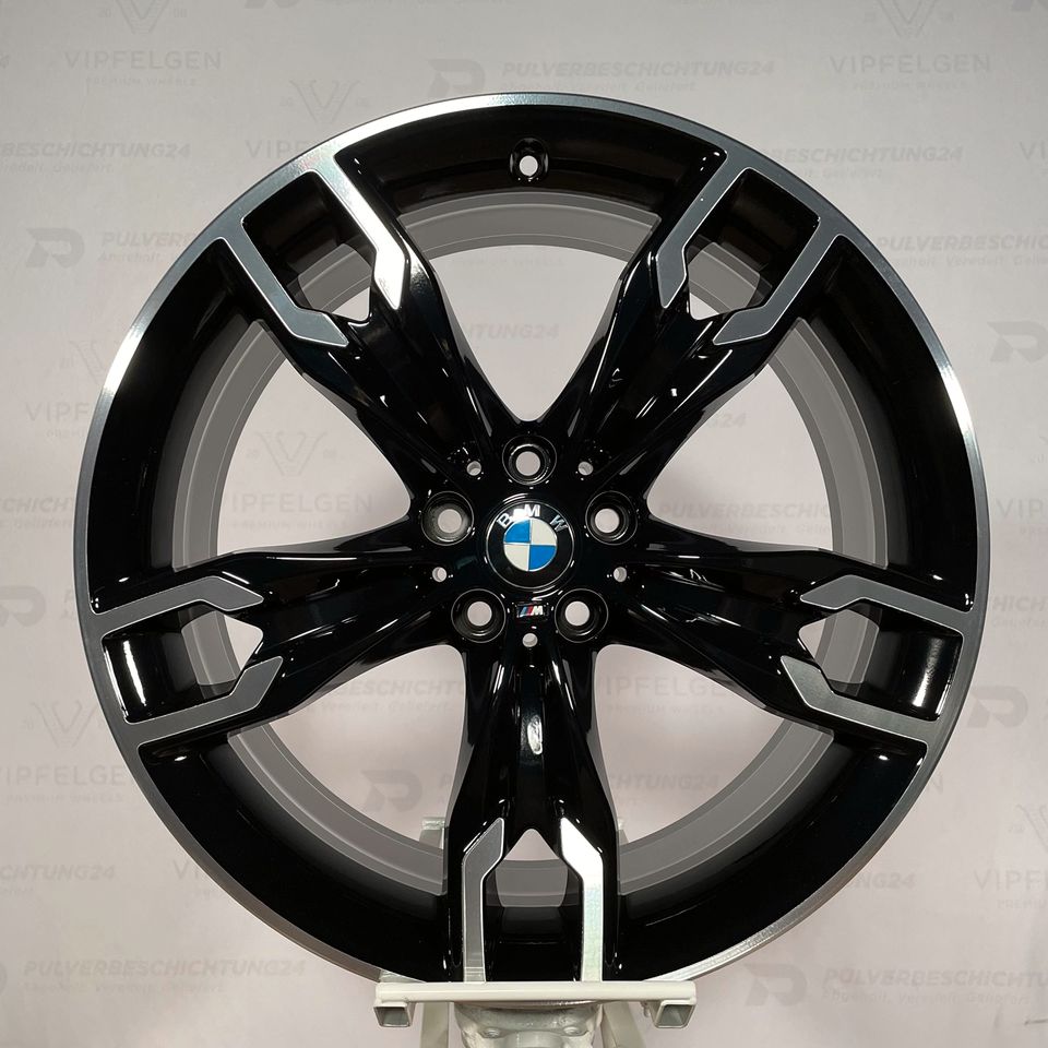 Комплект 21" BMW Styling 311 star spoke midnight chrome 7 Series F01 F02 легкосплавные диски Rims 