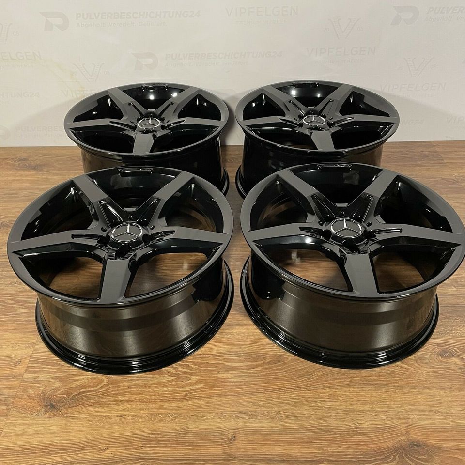 Originale 19 Zoll AMG Mercedes SL R231 W231 Alufelgen Felgen Leichtmetallfelgen schwarz glänzend (weitere Farben möglich)