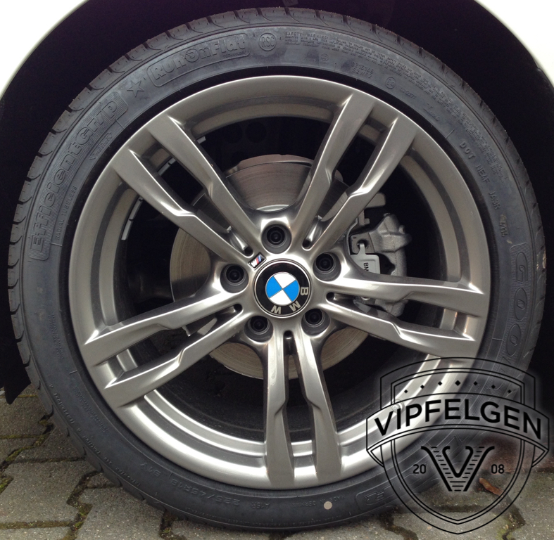 Satz 18" BMW Styling 441 ferricgrey M Doppelspeiche 4er F32 F33 F36 Alufelgen Felgen 
