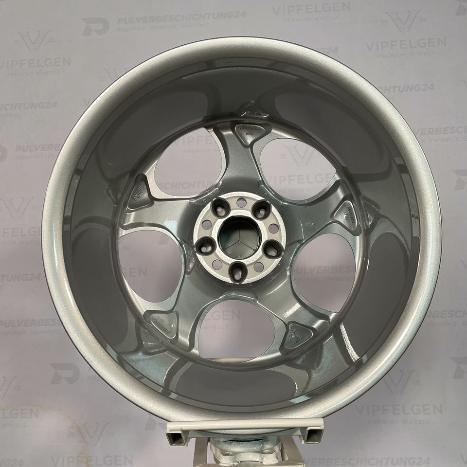 Originale 18 Zoll Mercedes SL R230 Alphard "50 Jahre SL" Alufelgen Felgen Leichtmetallfelgen silber glanzgedreht (weitere Farben möglich)
