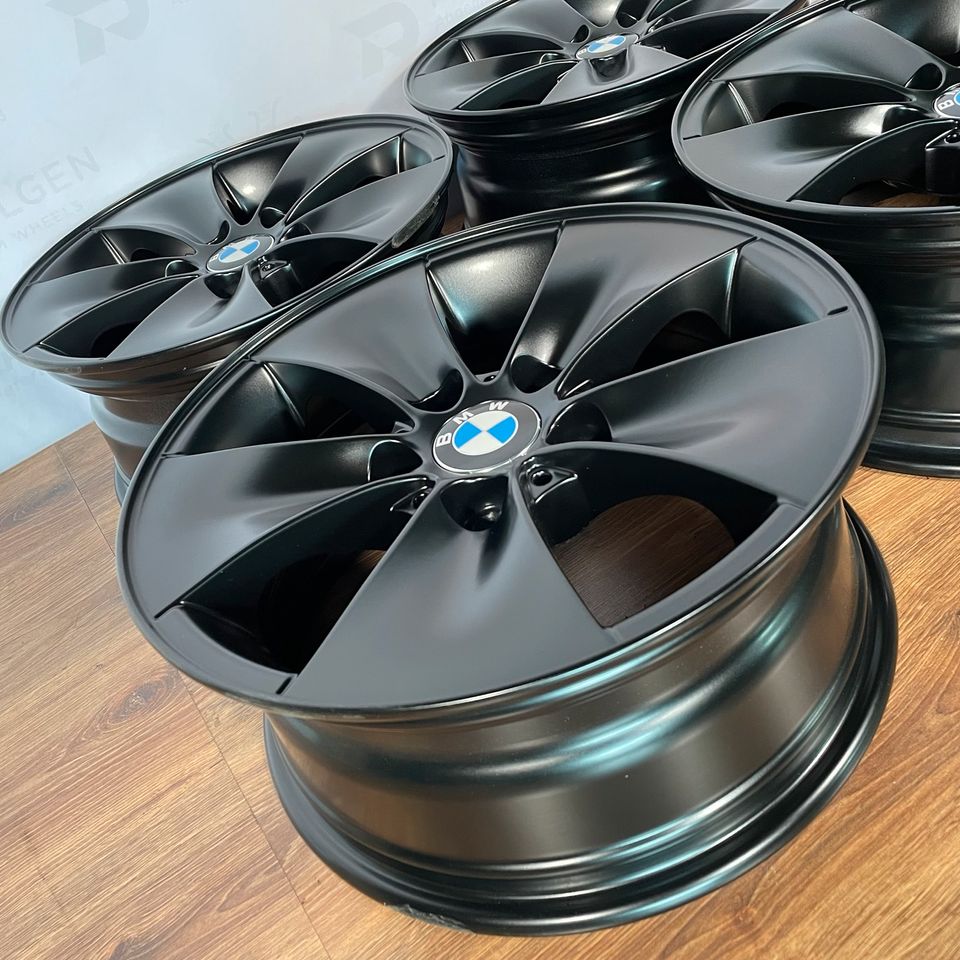 Originale 16 Zoll BMW 3er E90 E91 E92 E93 Styling 155 Alufelgen Felgen Leichtmetallfelgen Schwarz matt (weitere Farben möglich)