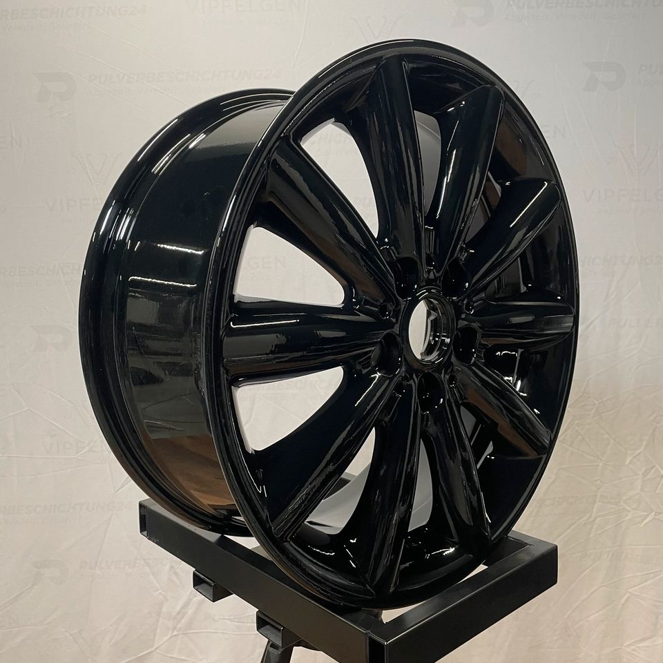 Originale 17 Zoll Mini F55 F56 F57 Cosmos Spoke 499 Alufelgen Leichtmetallfelgen Schwarz glänzend (weitere Farben möglich) 