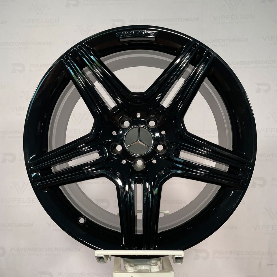 Originale 19 Zoll AMG Mercedes SL R231 W231 SL63 SL65 Alufelgen Felgen Leichtmetallfelgen schwarz glänzend (weitere Farben möglich)