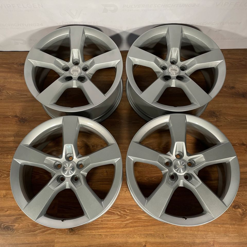 Originale 20 Zoll Chevrolet Camaro Chevy Alufelgen ab 2010 Gen 5 V Felgen Leichtmetallfelgen silber glänzend (weitere Farben möglich)