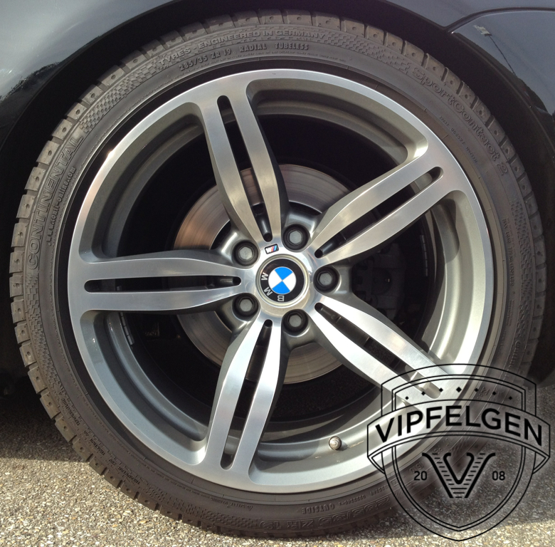 Satz 19" BMW Styling 167 M Doppelspeiche M6 E63, M6 E64 Sommerräder Kompletträder 