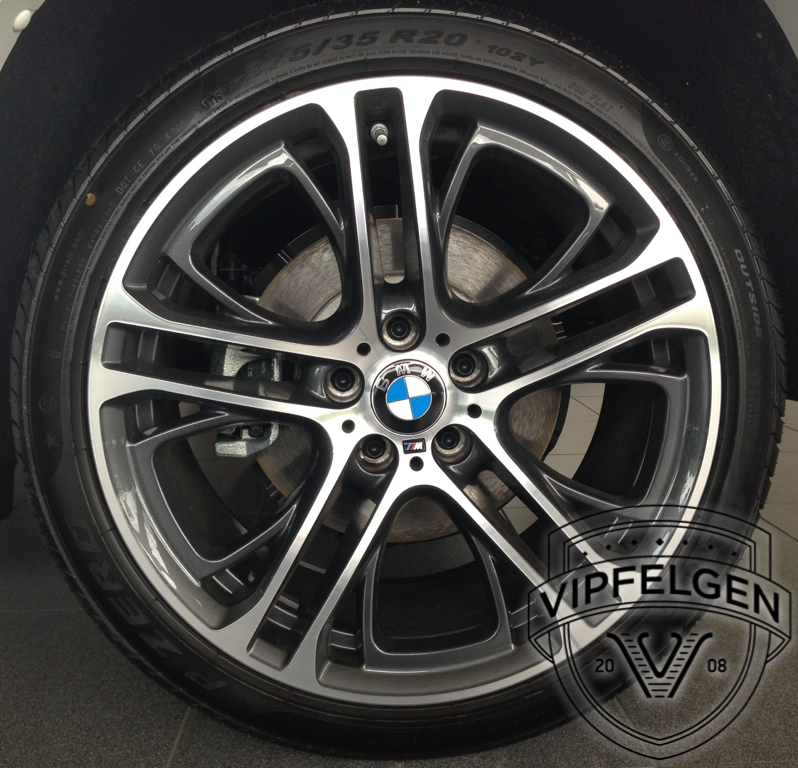 Satz 20" BMW Styling 310 M Performance Doppelspeiche X3 F25 Alufelgen Felgen 