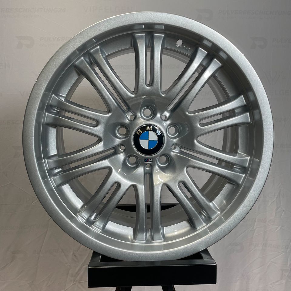 Originale 18 Zoll BMW M3 E46 Styling M67 Doppelspeiche Alufelgen Felgen Leichtmetallfelgen silber (weitere Farben möglich)