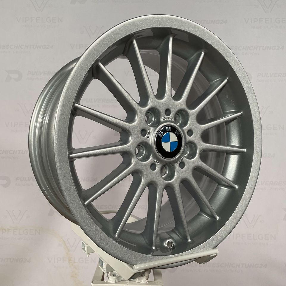 Originale 17 Zoll BMW Z3 E36 Styling 32 Alufelgen 4 x 7,5J Felgen Leichtmetallfelgen silber glänzend (weitere Farben möglich)