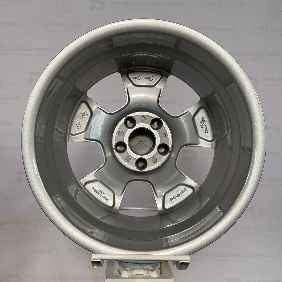 Originale 17 Zoll Mercedes SL R129 Albali Alufelgen Felgen Leichtmetallfelgen silber glanzgedreht (weitere Farben möglich)