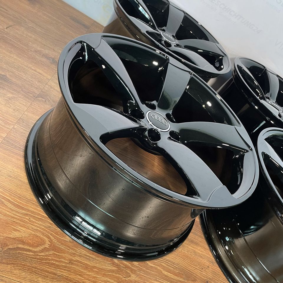 Originale 19 Zoll Audi RS3 8P Rotor Alufelgen 5x112 Leichtmetallfelgen Felgen schwarz glänzend (weitere Farben möglich)