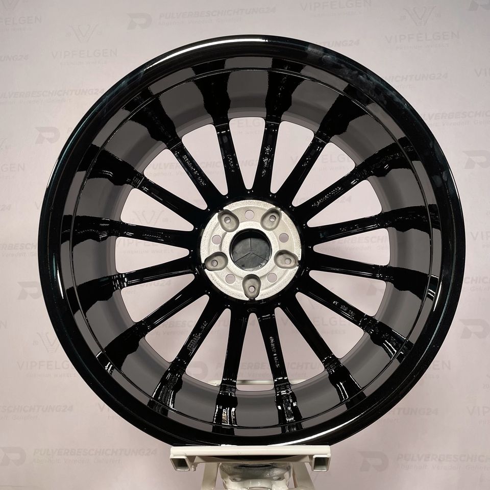 Originale 19 Zoll AMG Mercedes V-Klasse W639 Vito Viano Alufelgen Felgen Leichtmetallfelgen schwarz glänzend (weitere Farben möglich)