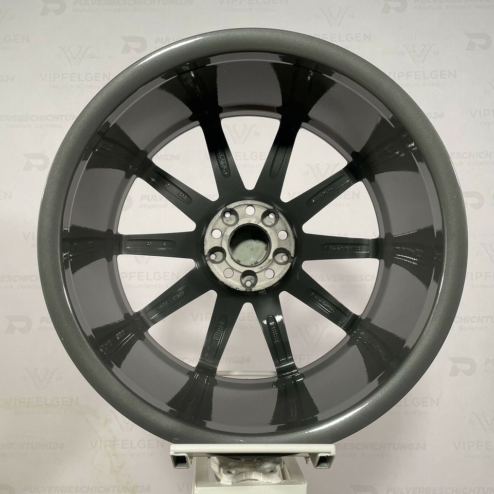 Originale 19 Zoll AMG Mercedes E-Klasse E63s Performance Alufelgen Felgen Leichtmetallfelgen Mercedes Tremolit mit CNC gedrehter Front (weitere Farben möglich)