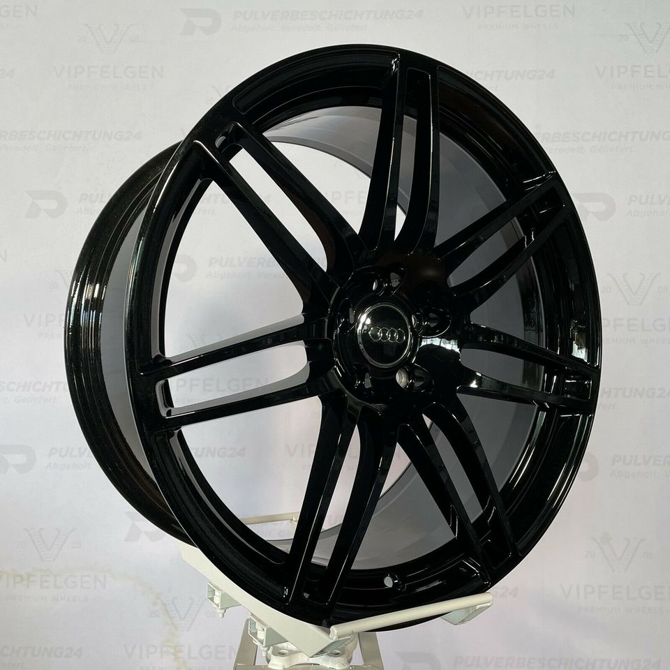 Γνήσιες ζάντες αλουμινίου 18 ιντσών Audi A3 S3 8P Rotor 5 x 112 Ζάντες αλουμινίου μαύρες