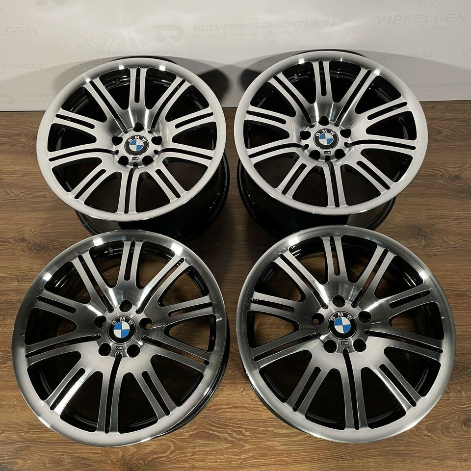 Originale 19 Zoll BMW M3 E46 Styling M67 Doppelspeiche Alufelgen Felgen Leichtmetallfelgen mit glanzgedrehter Front (weitere Farben möglich)