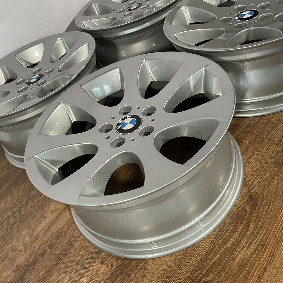 Originale 18Zoll BMW 3er E90 E92 Style 162 Ellipsoidspeiche Alufelgen Felgen Leichtmetallfelgen silber (weitere Farben möglich)