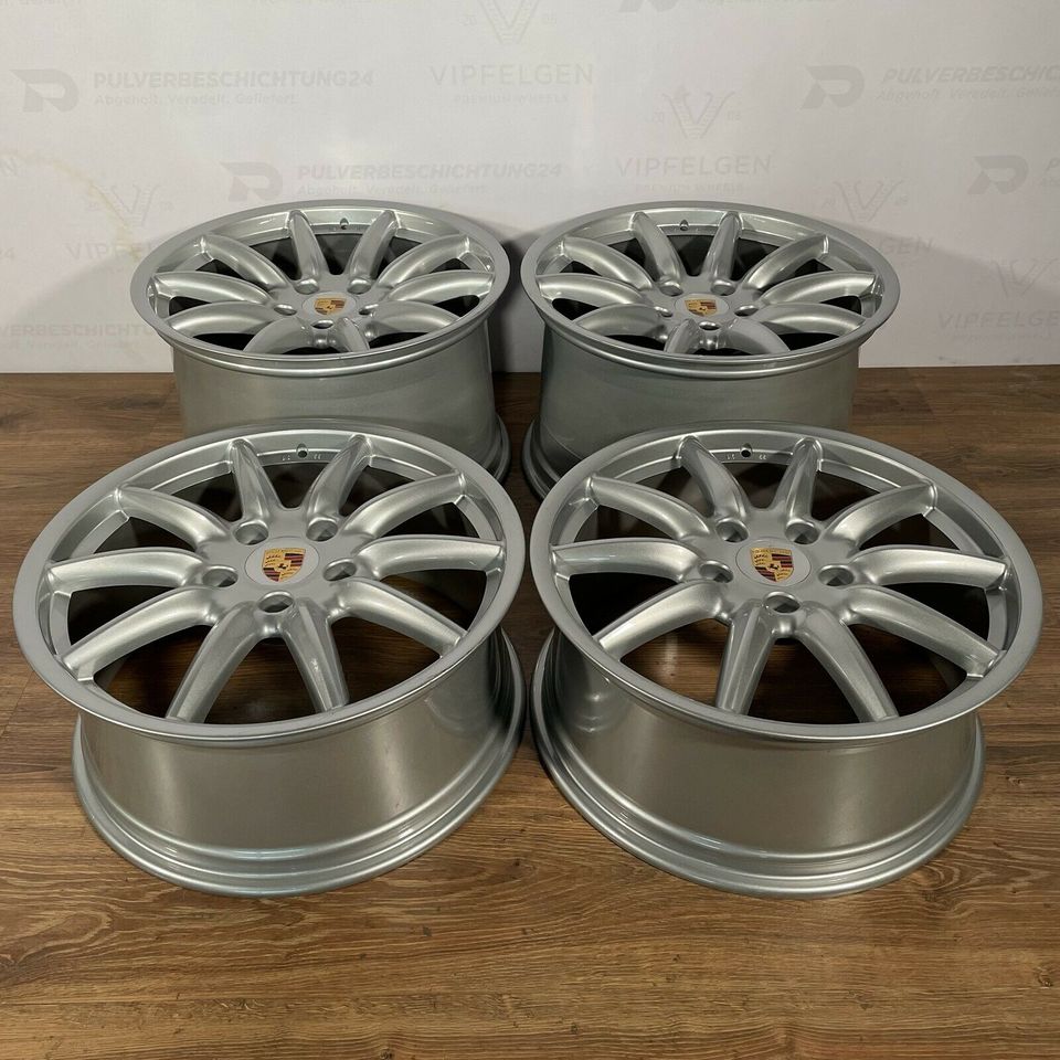 Originale 19 Zoll Porsche 911 997 C2 Carrera Sport Rad Alufelgen Felgen Leichtmetallfelgen silber glänzend (weitere Farben möglich)