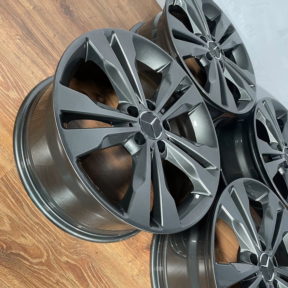 Originale 18 Zoll Mercedes CLA C117 X117 Alufelgen Felgen Leichtmetallfelgen Farbe anthrazit (weitere Farben möglich)