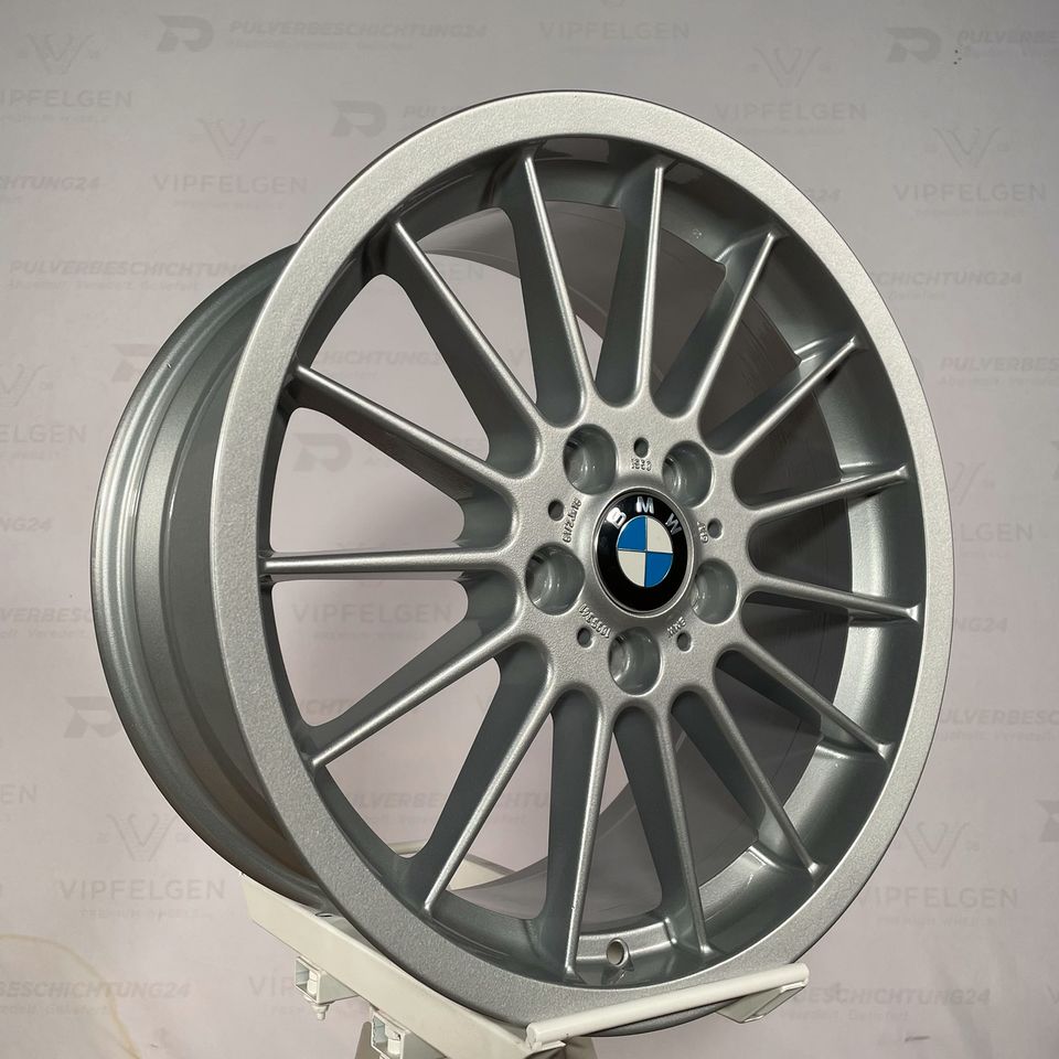 Originale 18 Zoll BMW 3er E46 Radial Styling 32 Alufelgen Felgen Leichtmetallfelgen in silber glänzend (weitere Farben möglich)
