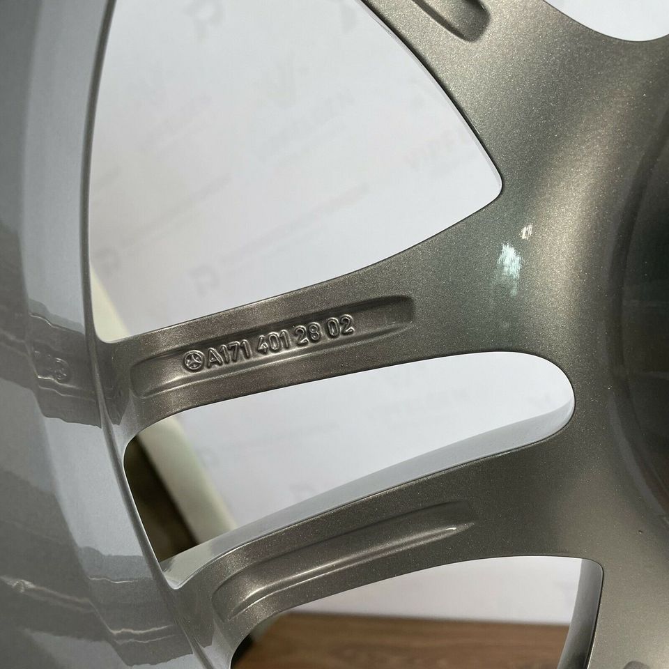 Originale 18 Zoll Mercedes SLK R171 W171 Sportpaket Alufelgen silber glänzend (weitere Farben möglich)