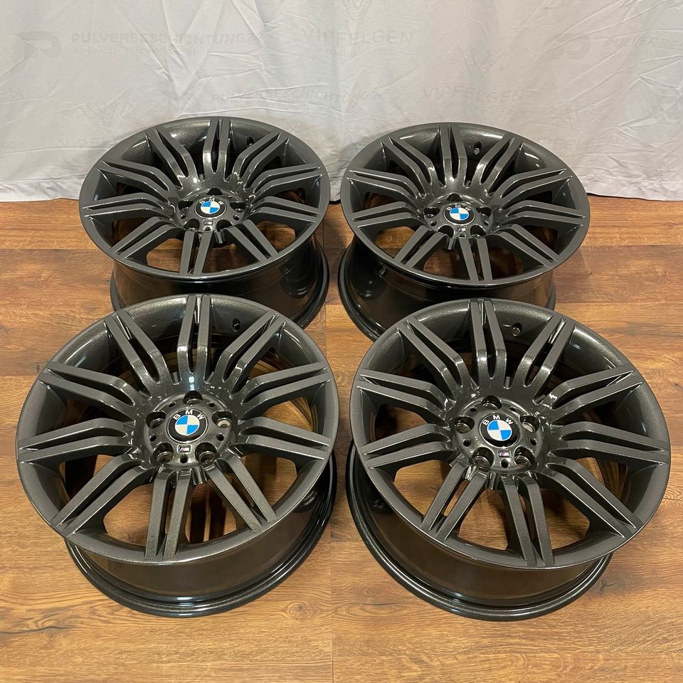 Originale 19 Zoll BMW 5er E60 Styling M172 M-Paket Alufelgen Felgen Leichtmetallfelgen in der Farbe sparkling iron dark (weitere Farben möglich)