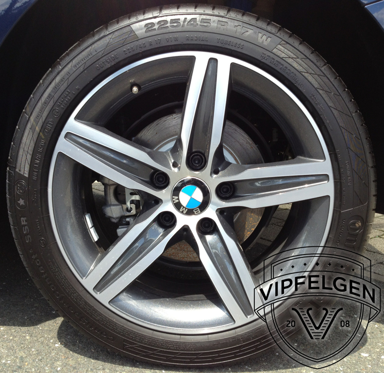 Satz 17" BMW Styling 379 Sternspeiche 2er Active Tourer F45 Sommerräder Kompletträder 