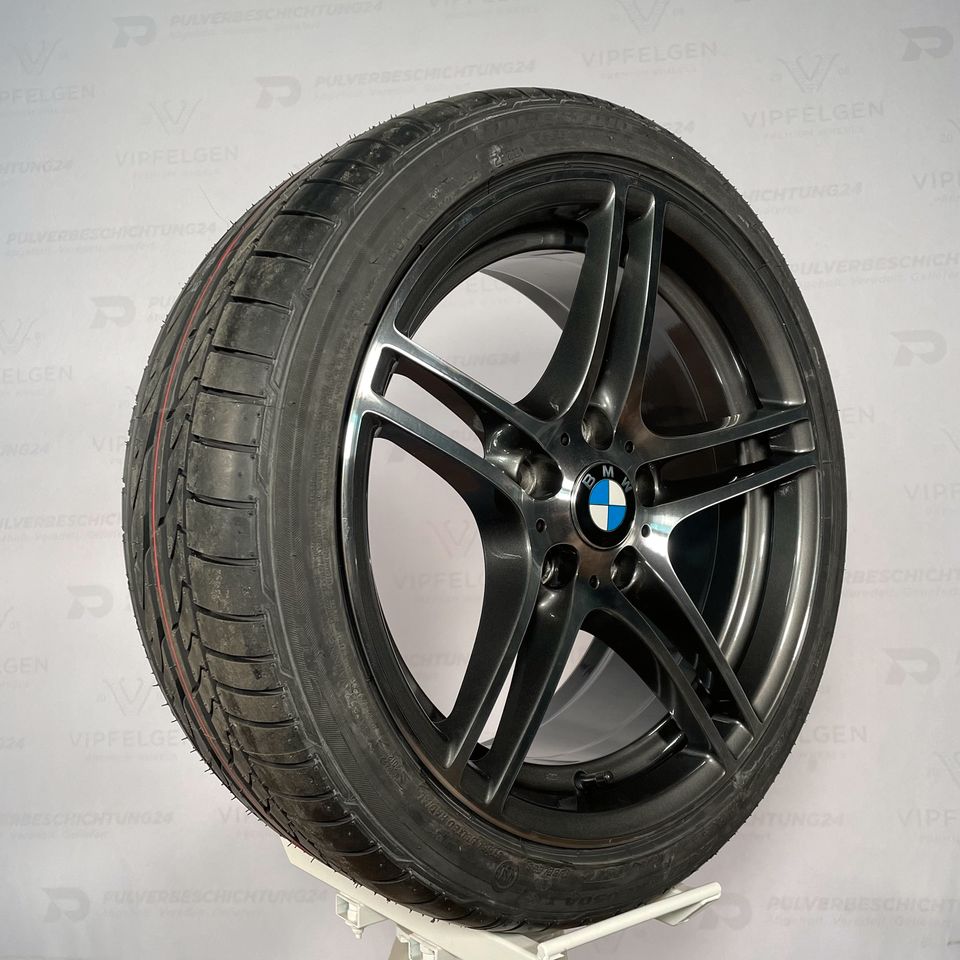 Originale 18 Zoll BMW 3er E90 E92 E93 Styling M313 Sommerräder Kompletträder mit neuer BridgeStone Potenza RE050A RSC * Bereifung montiert und gewuchtet