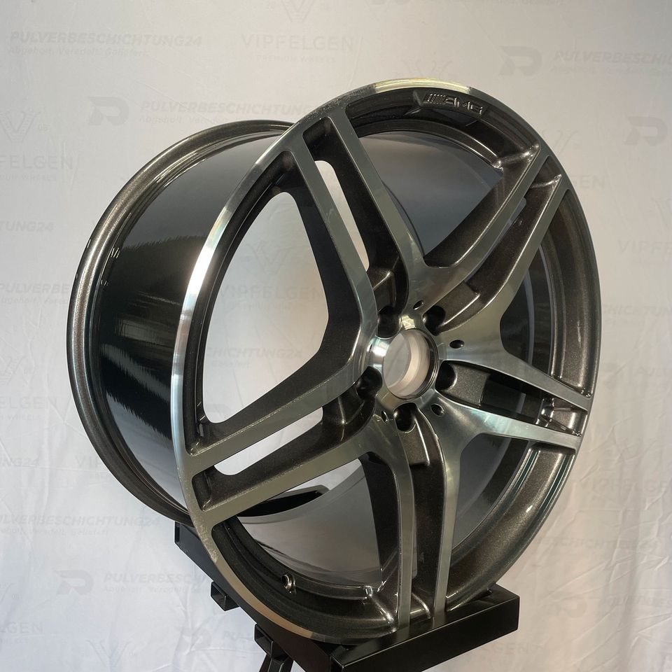 Originale 19/20 Zoll Mercedes SLS C197 R197 Alufelgen Felgen Leichtmetallfelgen anthrazit mit glanzgedrehter Front (weitere Farben möglich) 