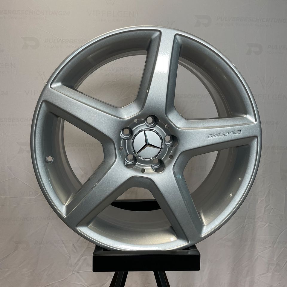 Originale 19 Zoll Mercedes SL R230 AMG Styling III Alufelgen 4 x 8,5J Felgen Leichtmetallfelgen Silber (andere Farben möglich) 