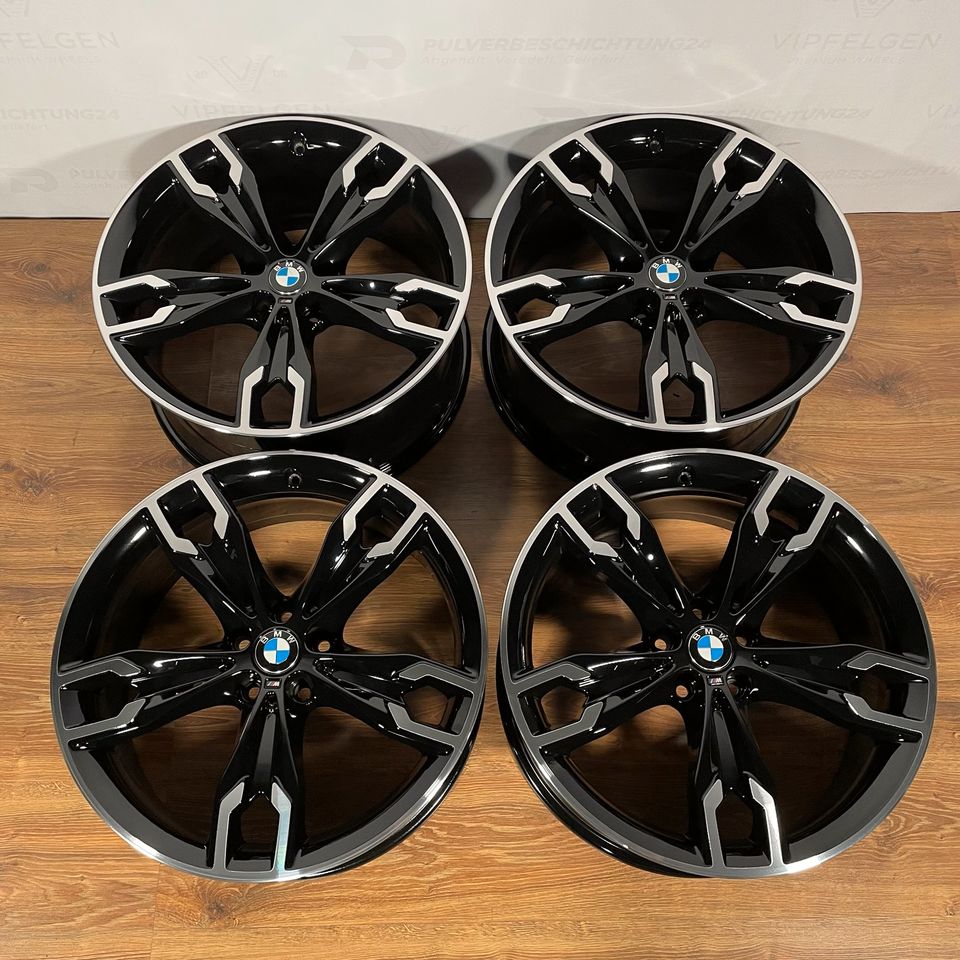 Комплект 21" BMW Styling 311 star spoke midnight chrome 7 Series F01 F02 легкосплавные диски Rims 