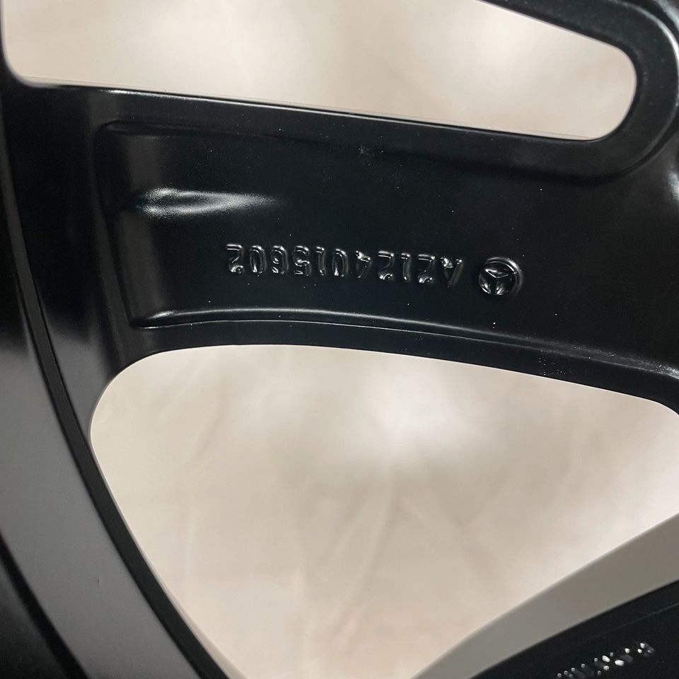 Originale 17 Zoll Mercedes E-Klasse W212 S212 Alufelgen Felgen Leichtmetallfelgen schwarz matt (weitere Farben möglich) 