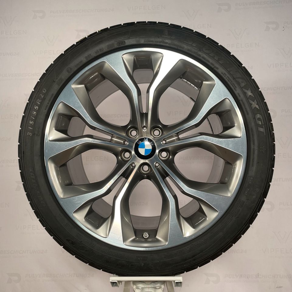 Originale 20 Zoll BMW Styling 451 Y-Speiche X5 F15 X6 F16 Sommerräder Kompletträder Dunlop SP Sport Maxx GT RunFlat* Bereifung montiert und gewuchtet (weitere Farben möglich)