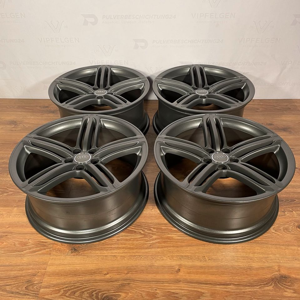 Originale 19 Zoll Audi A6 S6 4F C6 Segment Alufelgen Felgen Leichtmetallfelgen anthrazit matt (weitere Farben möglich)