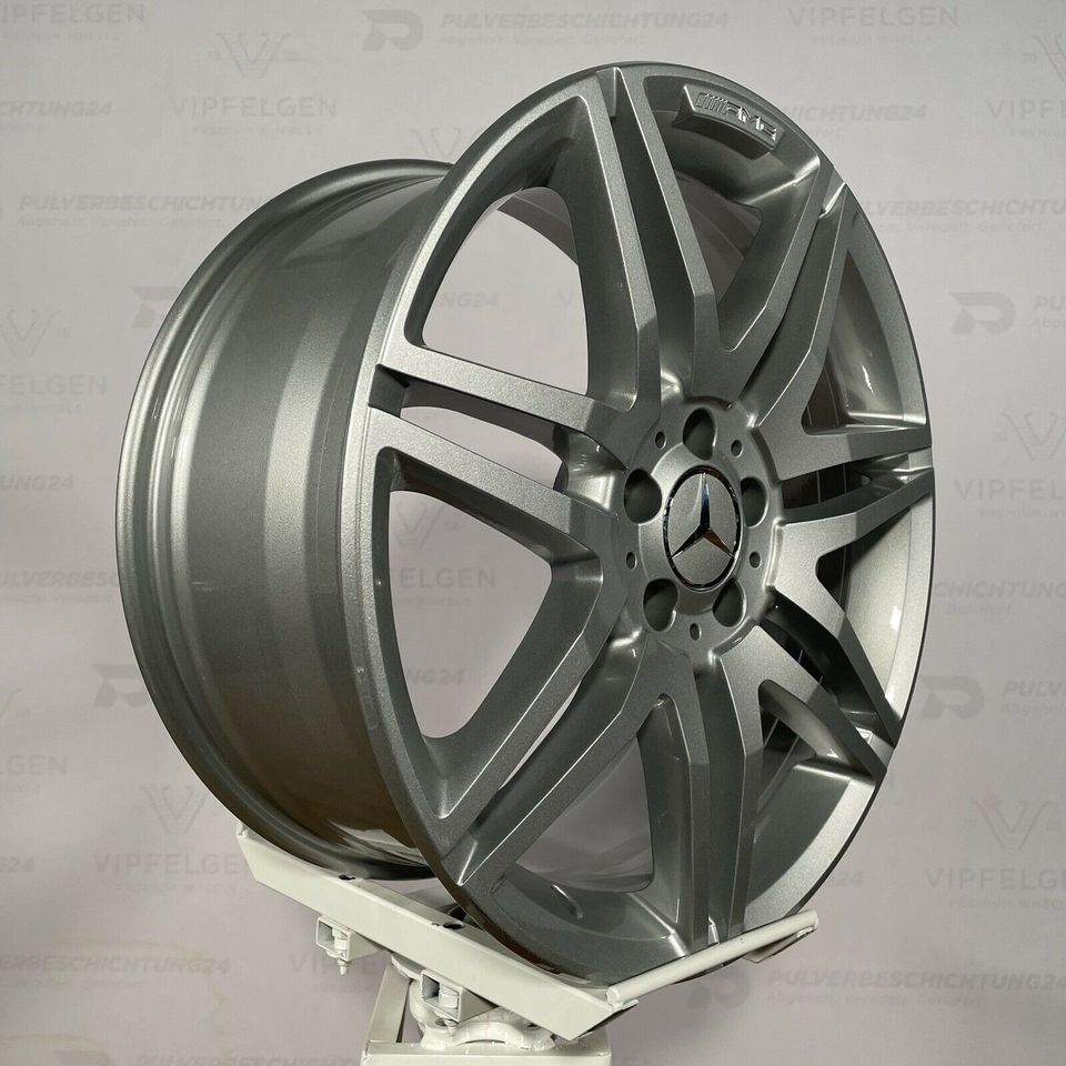 Originale 19 Zoll AMG Mercedes E-Klasse W212 Alufelgen 8,5J + 9,5J Felgen Leichtmetallfelgen silber glänzend (weitere Farben möglich)