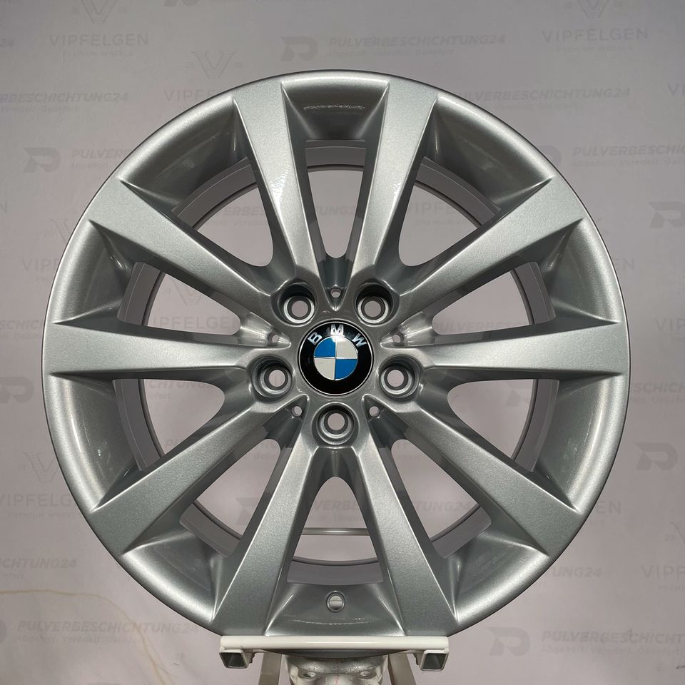 Originale 18 Zoll BMW 5er F10 Styling 328 V-Speiche Alufelgen Leichtmetallfelgen Felgen silber glänzend (weitere Farben möglich)