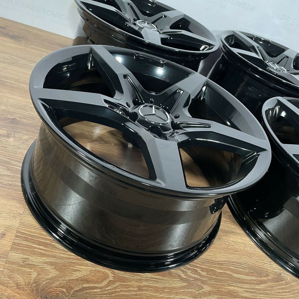 Originale 19 Zoll AMG Mercedes SL R231 W231 Alufelgen Felgen Leichtmetallfelgen schwarz glänzend (weitere Farben möglich)