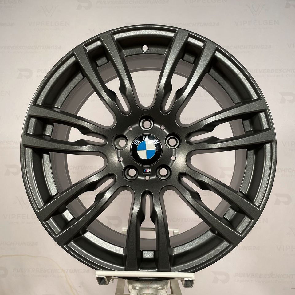 Originale 19 Zoll BMW 3er F30 F31 Styling M403 Sternspeiche Alufelgen Leichtmetallfelgen Felgen Sparkling Iron Dark matt (weitere Farben möglich)