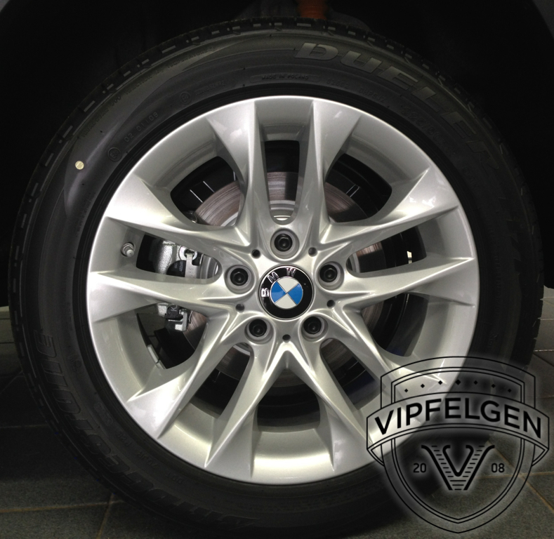 Satz 17" BMW Styling 621 V-Speiche X1 E84 Sommerräder Kompletträder 