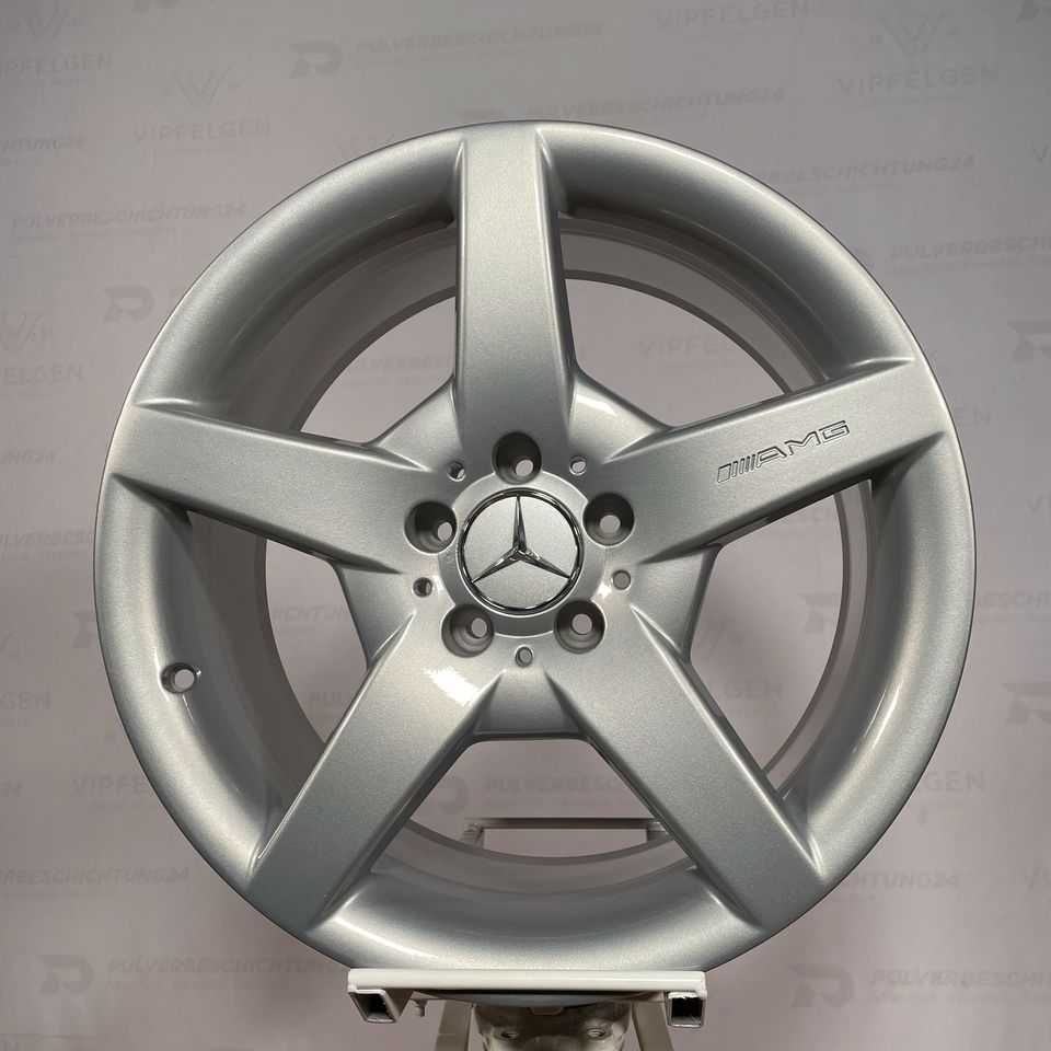Originale 18 Zoll AMG Mercedes C-Klasse W203 Alufelgen Styling 3 Felgen Leichtmetallfelgen silber glänzend (weitere Farben möglich)