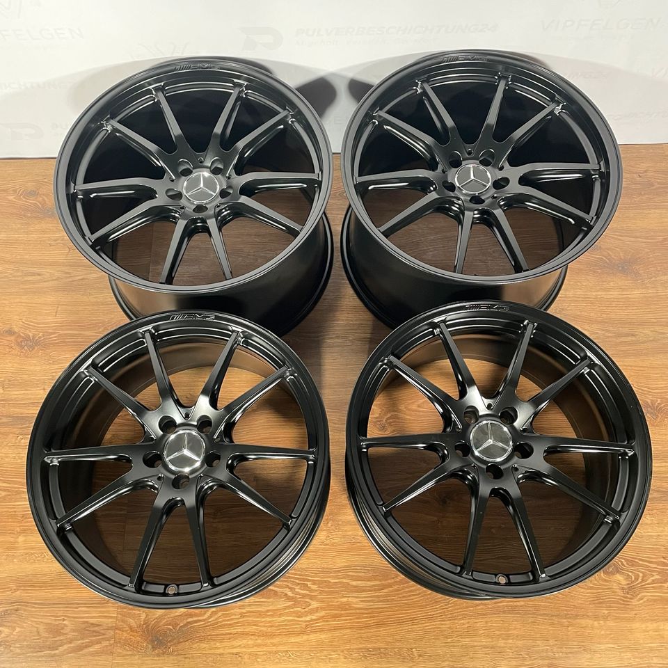 Originale 20 Zoll AMG Mercedes C190 GT GTR Performance Alufelgen Felgen Leichtmetallfelgen schwarz matt (weitere Farben möglich)