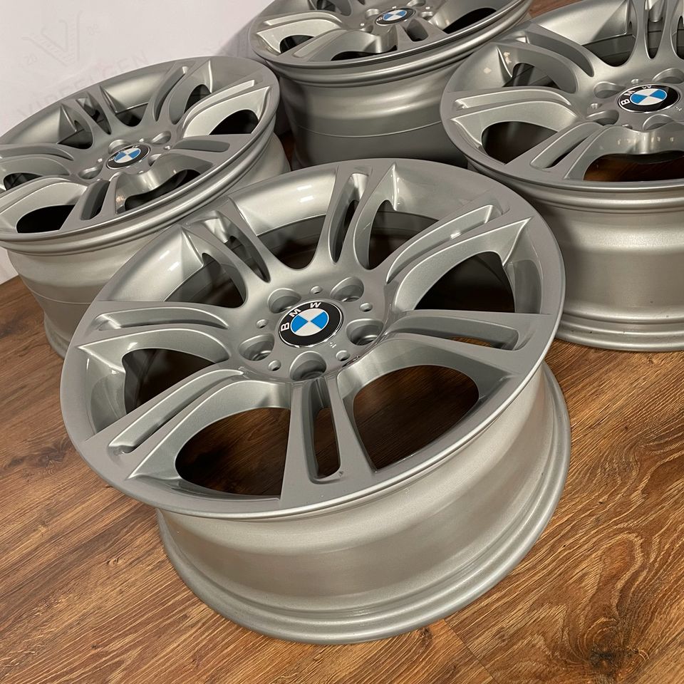 Originale 18 Zoll BMW 5er F11 Styling M350 Doppelspeiche Alufelgen Leichtmetallfelgen Felgen silber (weitere Farben möglich)