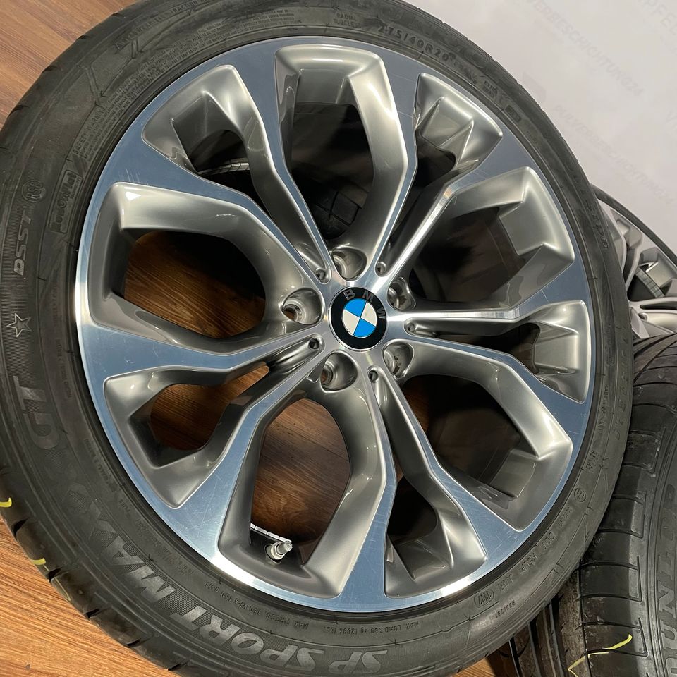 Originale 20 Zoll BMW Styling 451 Y-Speiche X5 F15 X6 F16 Sommerräder Kompletträder Dunlop SP Sport Maxx GT RunFlat* Bereifung montiert und gewuchtet (weitere Farben möglich)