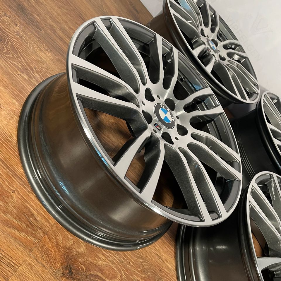 Originale 19 Zoll BMW 4er F32 F33 Styling M403 Sternspeiche Alufelgen Felgen Leichtmetallfelgen AB Anthrazit mit glanzgedrehter Front (weitere Farben möglich)