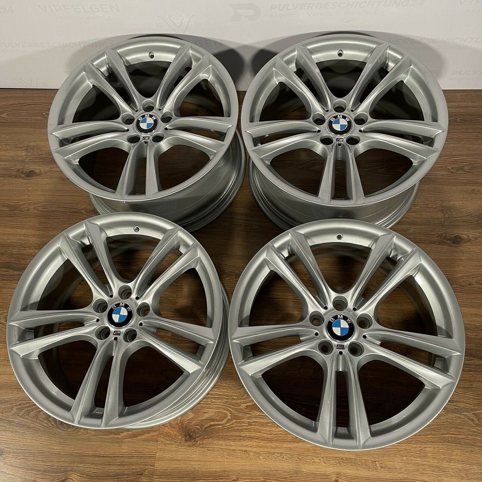 Originale 20 Zoll BMW 7er F01 F02 Styling M303 M-Paket Alufelgen Felgen Leichtmetallfelgen silber glänzend (weitere Farben möglich)