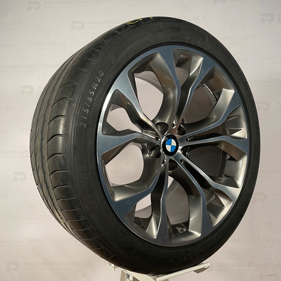 Originale 20 Zoll BMW Styling 451 Y-Speiche X5 F15 X6 F16 Sommerräder Kompletträder Dunlop SP Sport Maxx GT RunFlat* Bereifung montiert und gewuchtet (weitere Farben möglich)